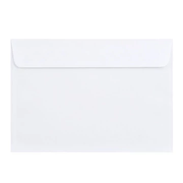 Boríték LC/5 szilikonos bélésnyomatlan 162×229mm Bluering® fehér