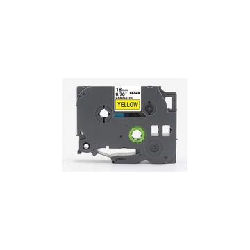 Feliratozógép szalag Brother TZE641 18mm ECO fekete/sárga