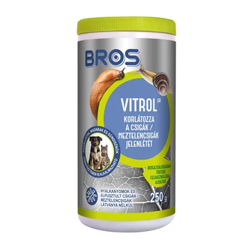 Csiga- és meztelencsigaölő szer 250 g Bros