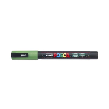Dekormarker 0,9-1,3mm, Uni-Posca PC-3ML csillámló zöld