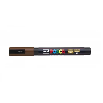 Dekormarker 0,9-1,3mm, Uni Posca PC-3M barna