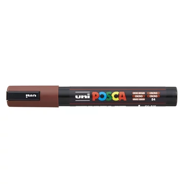 Dekormarker 1,8-2,5mm, Uni Posca PC-5M kakaó