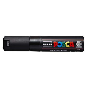 Dekormarker 4,5-5,5mm, Uni Posca PC-7M fekete