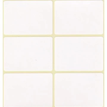 Etikett címke, 35x50mm, 10 lap, 6 címke/lap