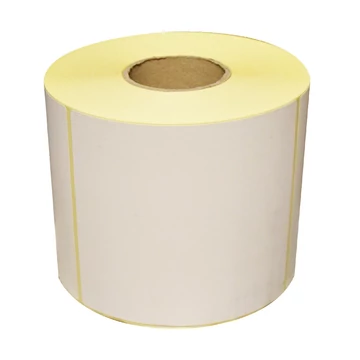 Etikett címke thermo, 100x100mm, tekercses, 600 címke/tekercs fehér