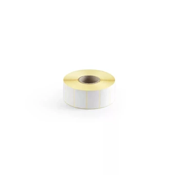 Etikett címke thermo, 50x75mm, tekercses, 1000 címke/tekercs fehér