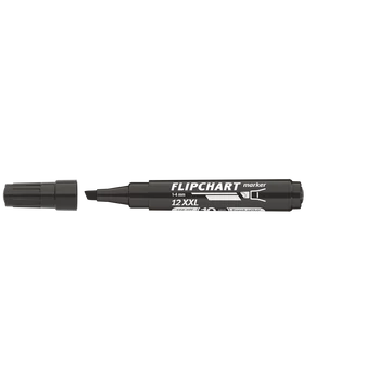 Flipchart marker vízbázisú 1-4mm, vágott Artip 12XXL fekete
