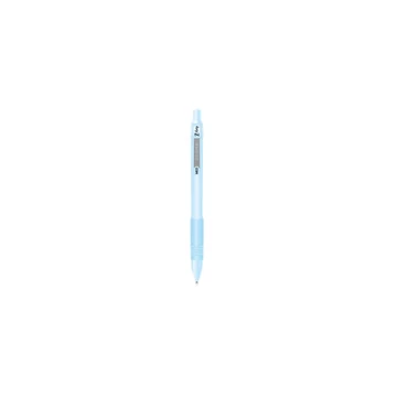 Golyóstoll 1 mm, kék tolltest, Zebra Z-Grip Pastel, írásszín kék