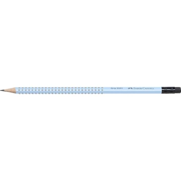 Grafitceruza B,radíros háromszögletű GRIP 2001 Faber-Castell égkék test