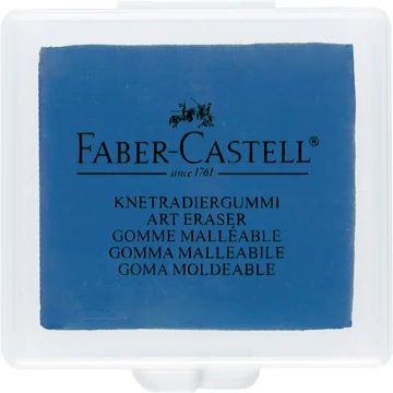 Gyurmaradír műanyag dobozban vegyes színben Faber-Castell türkiz,kék,szeder