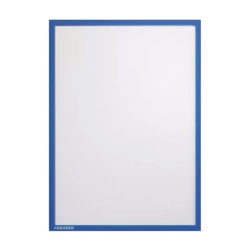 Infókeret A4, mágneses Franken kék
