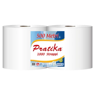 Ipari törlőp 2 rétegű tekercses átmérő: 29 cm 1000 lap/340 m/tekercs 2 tekercs/csomag Super Blue Wiper Paperdi