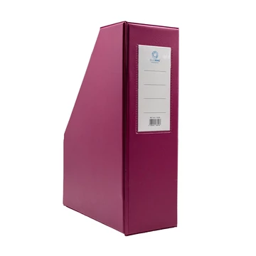 Iratpapucs 9cm, PVC lapraszerelt Bluering®, bordó