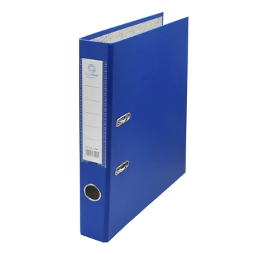 Iratrendező A4, 5cm, két oldalt PP borítás,lapraszerelt, Bluering® Premium kék