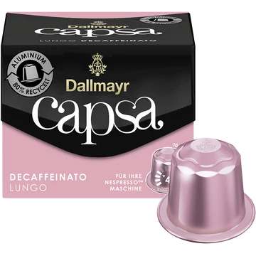 Kávékapszula, Dallmayr Nespresso Lungo Decaffeinato 10db kapszula