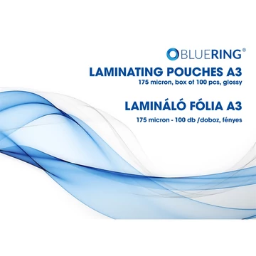 Lamináló fólia A3, 175 micron 100 db/doboz, Bluering®