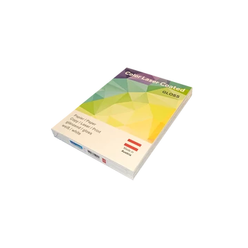 Másolópapír, digitális A4, 250g, mázolt, fényes Color Laser Coated glossy 125ív/csomag,