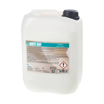 Mosószer 5 liter fertőtlenítő hatással fehér és színtartó ruhákhoz White Way