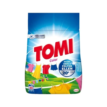 Mosópor 1,65 kg (30 mosás) színes ruhákhoz Tomi Color