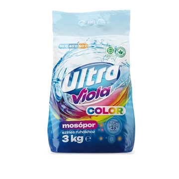 Mosópor 3 kg (43 mosás) színes ruhákhoz Ultra Viola Color