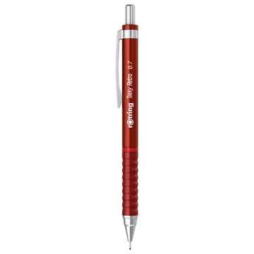 Nyomósirón 0,7mm, piros test, Rotring Tikky Retro