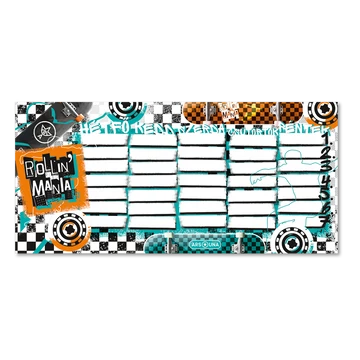 Órarend egylapos fiús, Ars Una ROLLIN MANIA (5228) 22 25db/csomag