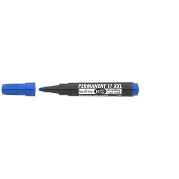 Alkoholos marker 3mm, kerek Ico 11XXL kék