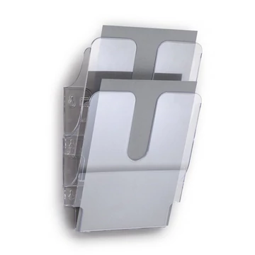 Prospektustartó A4, Durable Flexiplus álló 2 db/csomag, áttetsző