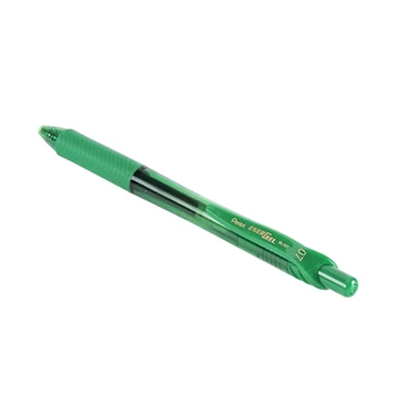 Rollertoll zselés golyóátmérő 0,7 mm, Pentel EnerGelX BL107-DX, írásszín zöld