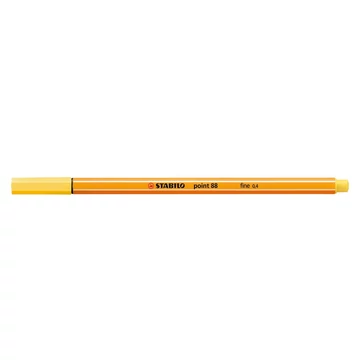 Rostirón, tűfilc 0,4mm, STABILO Point 88 sárga