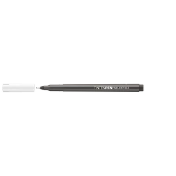 Rostirón, tűfilc vízbázisú, 0,5mm, kerek test, Tinten Pen Ico fekete