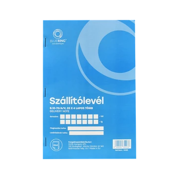 Szállítólevél A5, 25x4 lapos B.10-70/A/V Bluering®