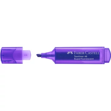 Szövegkiemelő 1-5mm vágott hegyű Faber-Castell 46 fluoreszkáló lila 