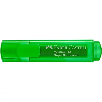 Szövegkiemelő 1-5mm vágott hegyű Faber-Castell 46 fluoreszkáló zöld 