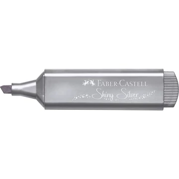 Szövegkiemelő 1-5mm vágott hegyű Faber-Castell 46 metál ezüst 