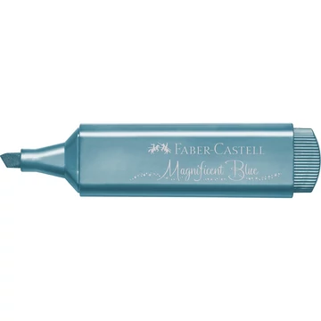 Szövegkiemelő 1-5mm vágott hegyű Faber-Castell 46 metál kék 