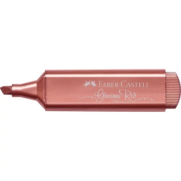 Szövegkiemelő 1-5mm vágott hegyű Faber-Castell 46 metál piros 