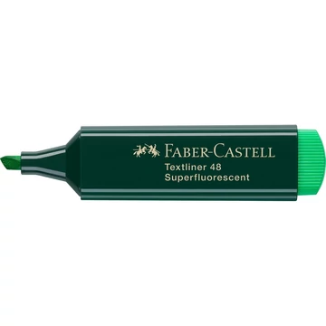 Szövegkiemelő 1-5mm vágott hegyű Faber-Castell 48 fluoreszkáló zöld 