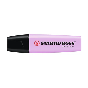 Szövegkiemelő 2-5mm, vágott hegyű, STABILO Boss original Pastel orgona