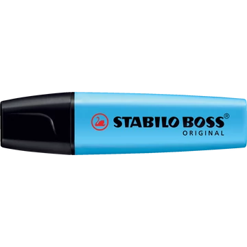 Szövegkiemelő 2-5mm, vágott hegyű, STABILO Boss original kék
