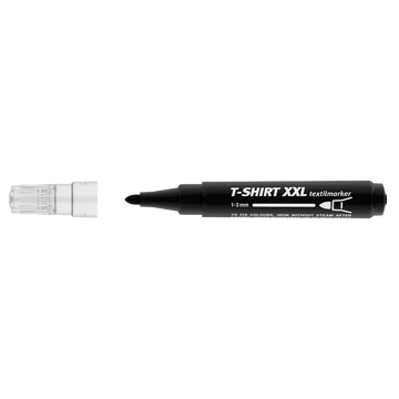 Textilmarker 1-3 mm kerek ICO T-SHIRT XXL fekete