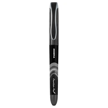 Töltőtoll 0,6 mm, Zebra Fountain pen, fekete