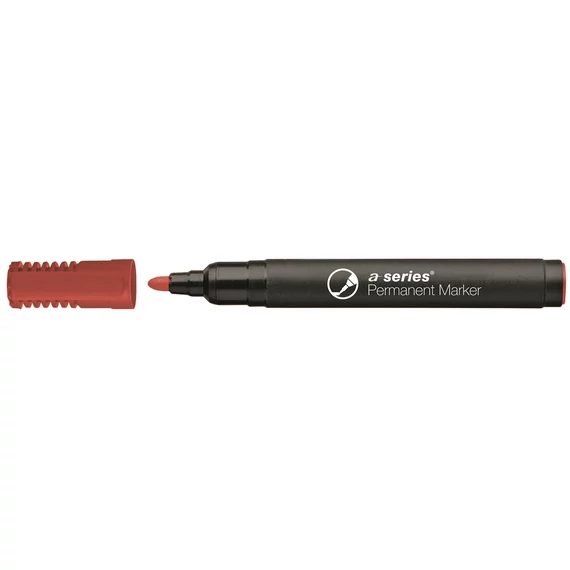 Alkoholos marker 3mm, kerek végű A-series piros
