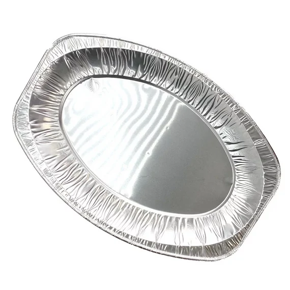 Alu tálca hidegtálas ovális 5 személyes 42,5 x 29,5 cm 10 db/csomag