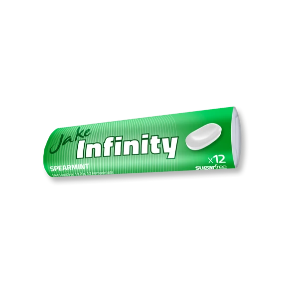 Cukorka mentolos, JAKE Infinity 12db/csomag