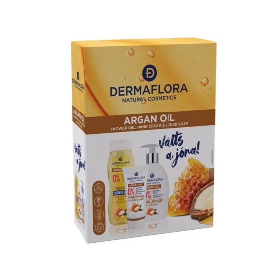 Dermaflora Argan Bőrápoló Ajándékcsomag 0% szintetikus adalékanyag