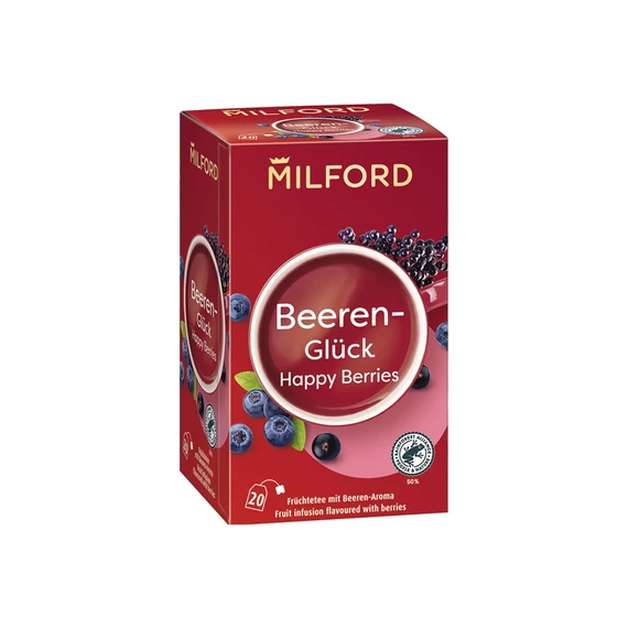Fekete tea 20x2,5 g Milford, BEERENGLÜCK bogyósgyümölcs