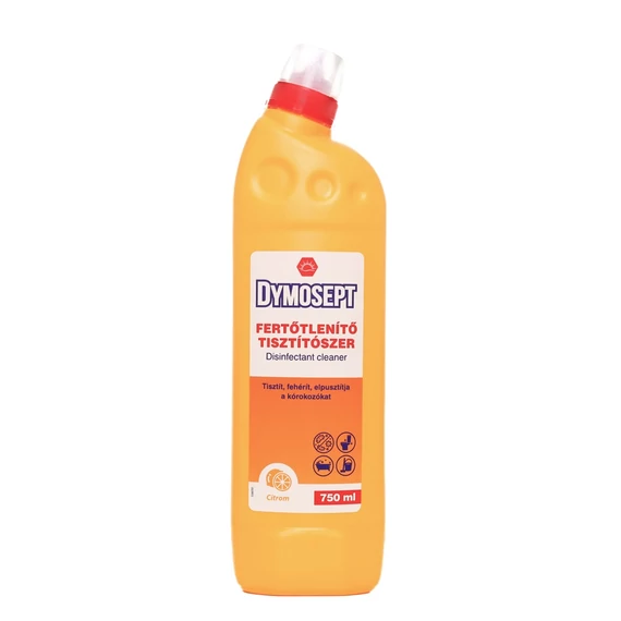Fertőtlenítő hatású tisztítószer 750 ml Dymosept citrom