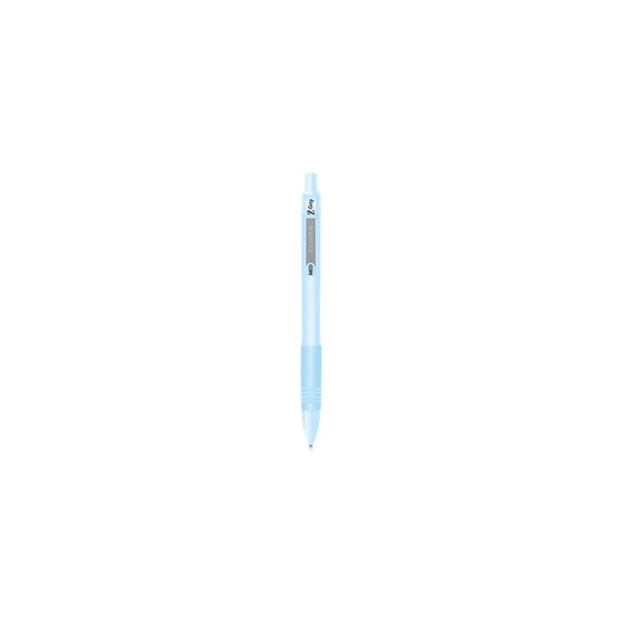 Golyóstoll 1 mm, kék tolltest, Zebra Z-Grip Pastel, írásszín kék