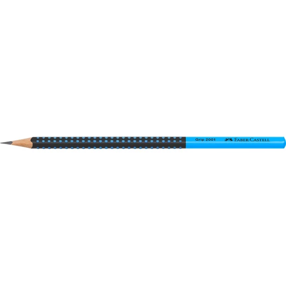 Grafitceruza HB,kéttónusú háromszögletű GRIP 2001 Faber-Castell fekete/kék test